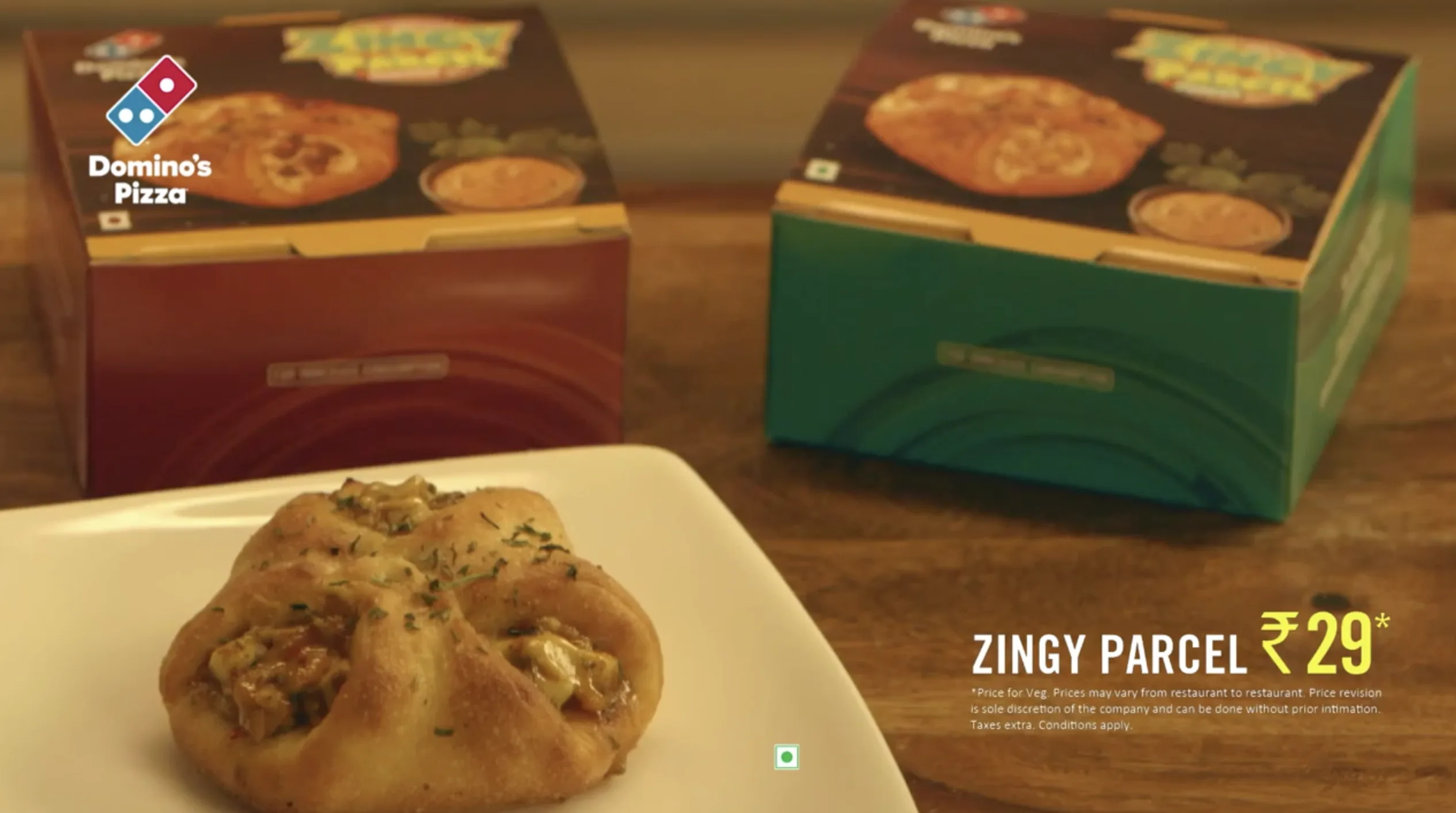 Dominos Zingy Parcel Ad Film
